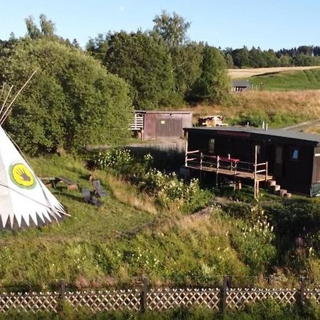 Tiny House Mit Indianerzelt Und Lagerfeuer Im Harz Lägenhet Benneckenstein Exteriör bild